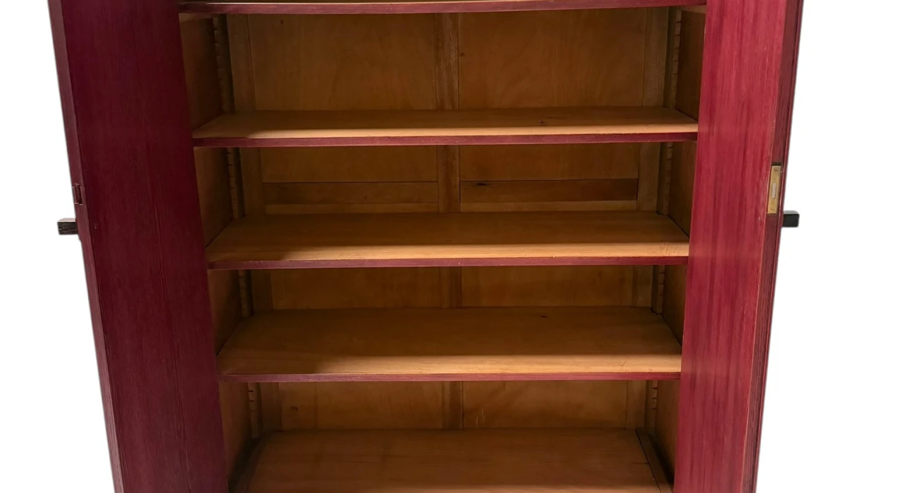 Art Deco Modernist Armoire by A.H. Jansen for L.O.V. Oosterbeek, 1920s 2